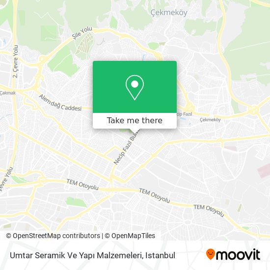 Umtar Seramik Ve Yapı Malzemeleri map