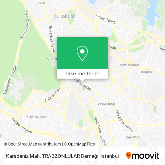 Karadeniz Mah. TRABZONLULAR Derneği map