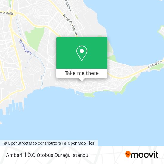 Ambarlı İ.Ö.O Otobüs Durağı map