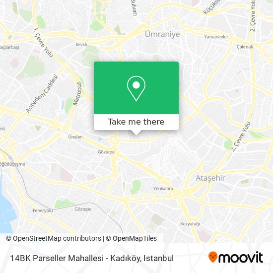 14BK Parseller Mahallesi - Kadıköy map