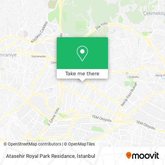 Atasehir Royal Park Residance map