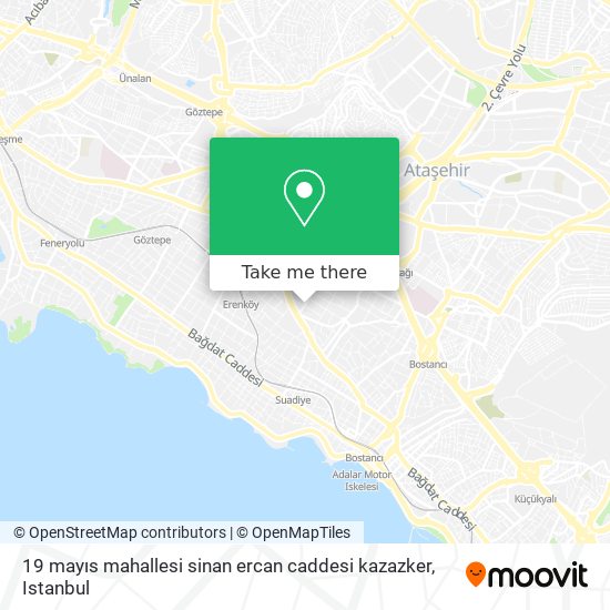 19 mayıs mahallesi sinan ercan caddesi kazazker map