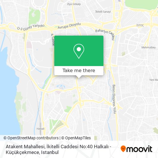 Atakent Mahallesi, İkitelli Caddesi No:40 Halkalı - Küçükçekmece map