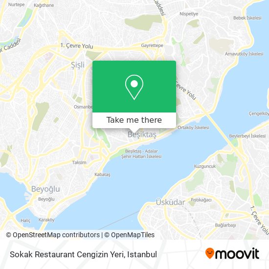 Sokak Restaurant Cengizin Yeri map