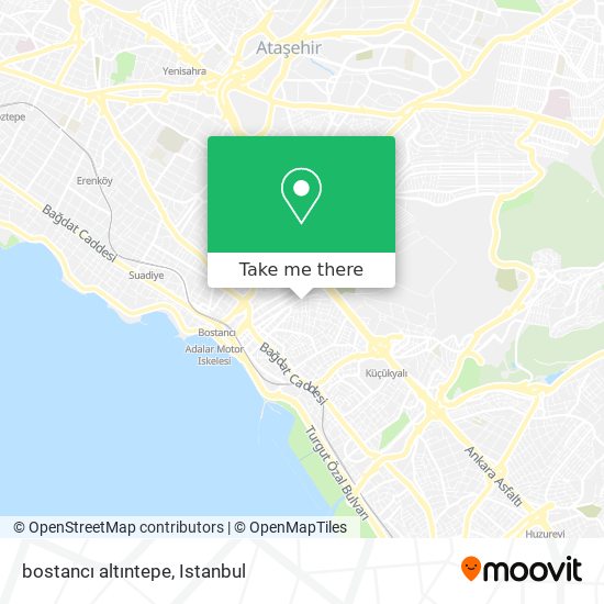 bostancı altıntepe map