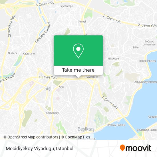 Mecidiyeköy Viyadüğü map