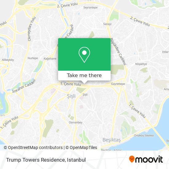 Trump Towers Residence map