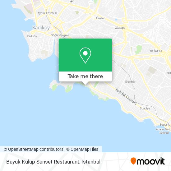 Buyuk Kulup Sunset Restaurant map