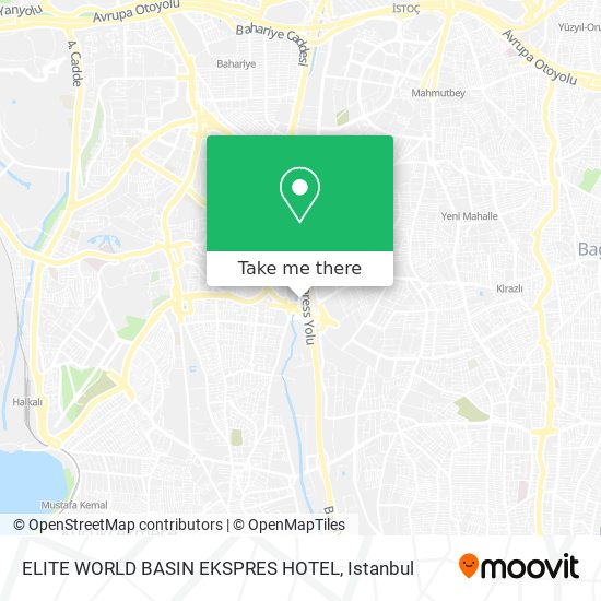 ELITE WORLD BASIN EKSPRES HOTEL map