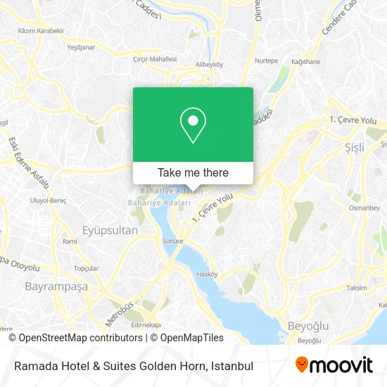 Ramada Hotel & Suites Golden Horn map