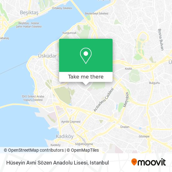 Hüseyin Avni Sözen Anadolu Lisesi map