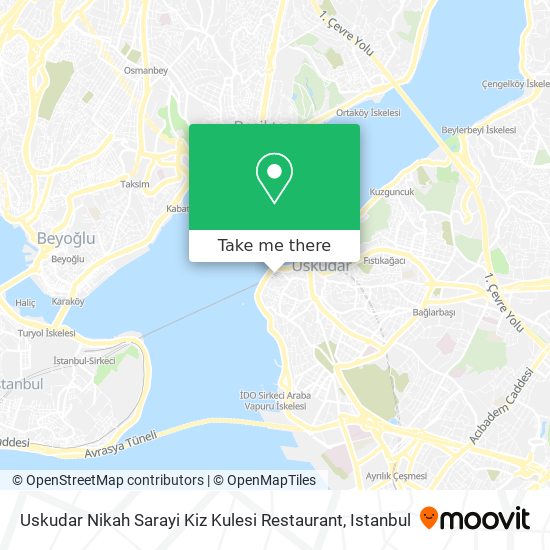 Uskudar Nikah Sarayi Kiz Kulesi Restaurant map
