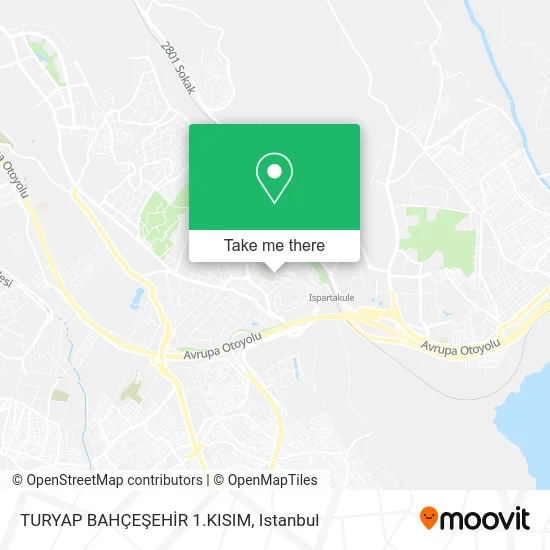 TURYAP BAHÇEŞEHİR 1.KISIM map