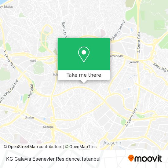 KG Galavia Esenevler Residence map