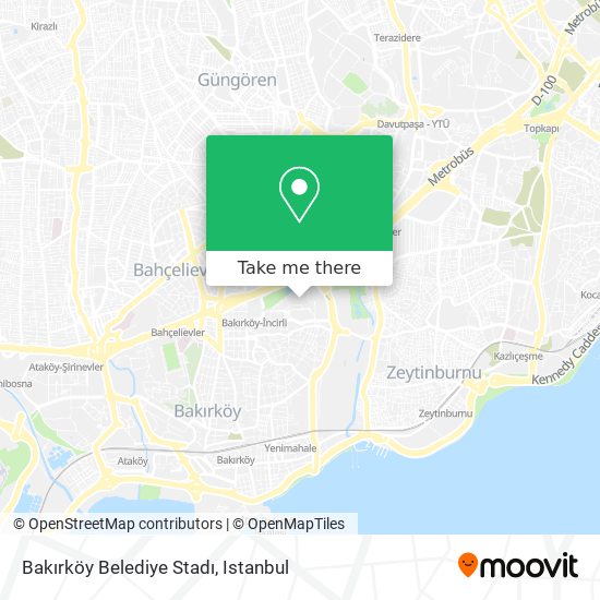 Bakırköy Belediye Stadı map