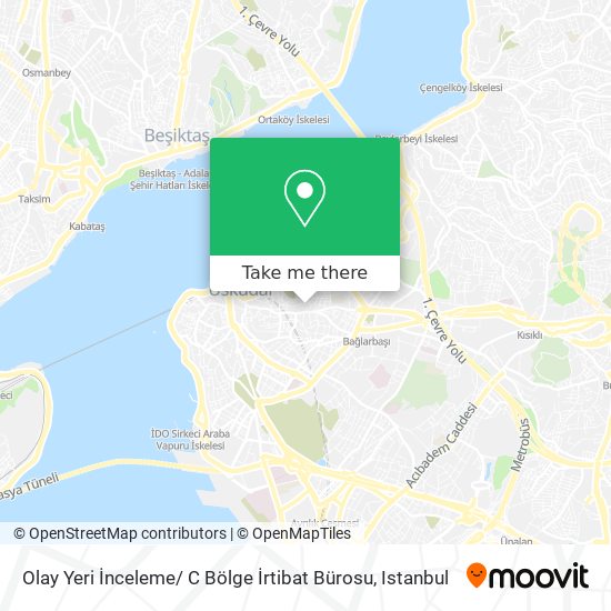 Olay Yeri İnceleme/ C Bölge İrtibat Bürosu map