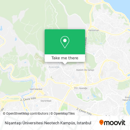 Nişantaşı Üniversitesi Neotech Kampüs map