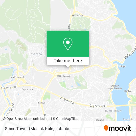 Spine Tower (Maslak Kule) map