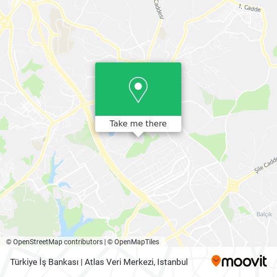 Türkiye İş Bankası | Atlas Veri Merkezi map
