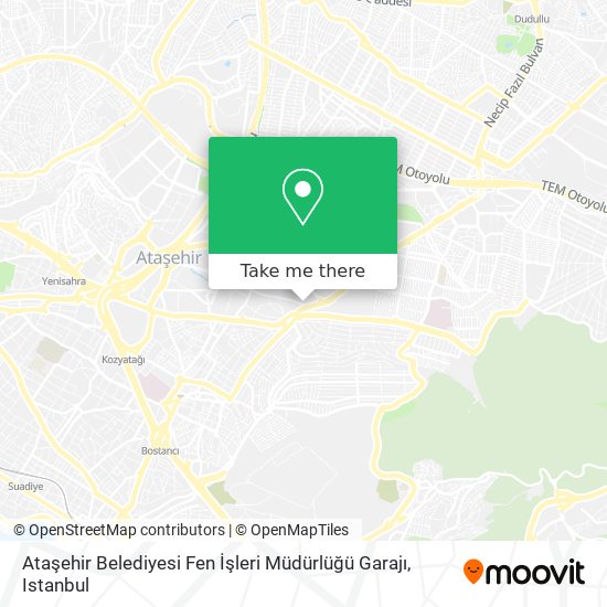 Ataşehir Belediyesi Fen İşleri Müdürlüğü Garajı map