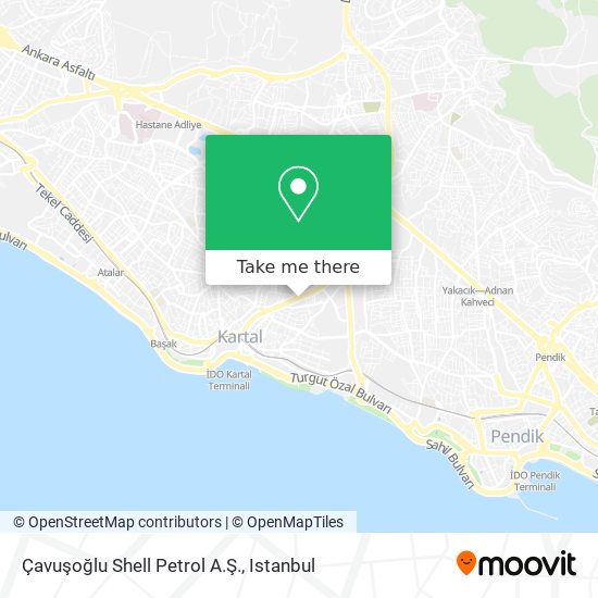 Çavuşoğlu Shell Petrol A.Ş. map