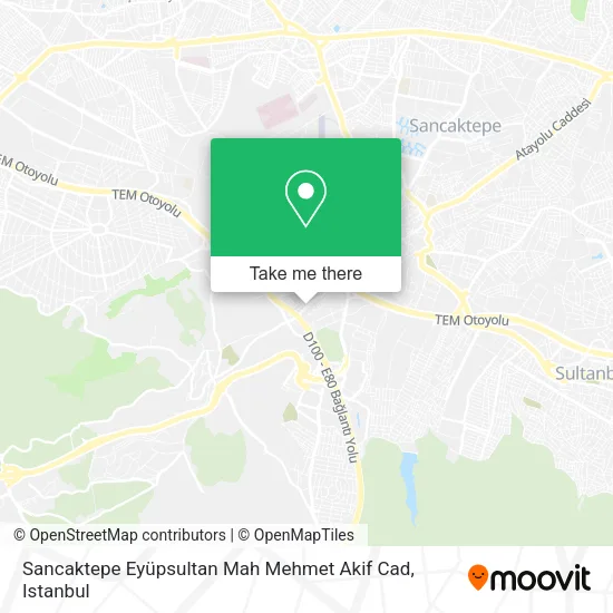 Sancaktepe Eyüpsultan Mah Mehmet Akif Cad map