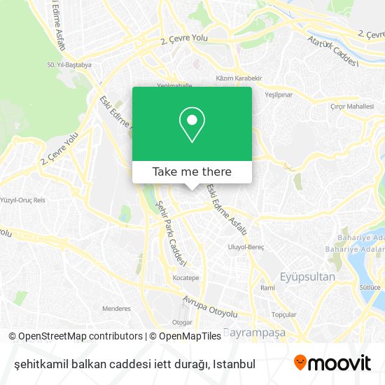 şehitkamil balkan caddesi iett durağı map