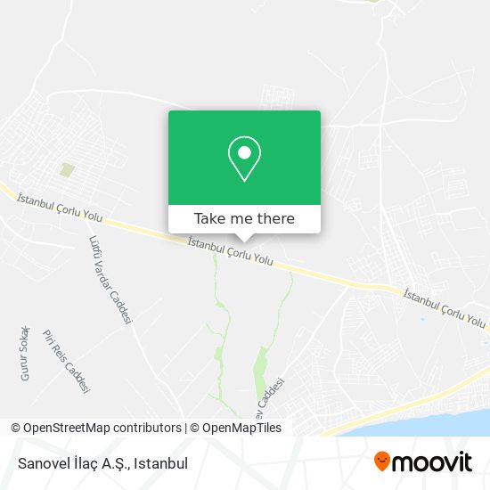 Sanovel İlaç A.Ş. map