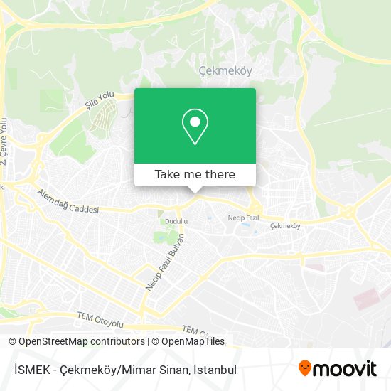 İSMEK - Çekmeköy/Mimar Sinan map