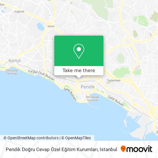 Pendik Doğru Cevap Özel Eğitim Kurumları map