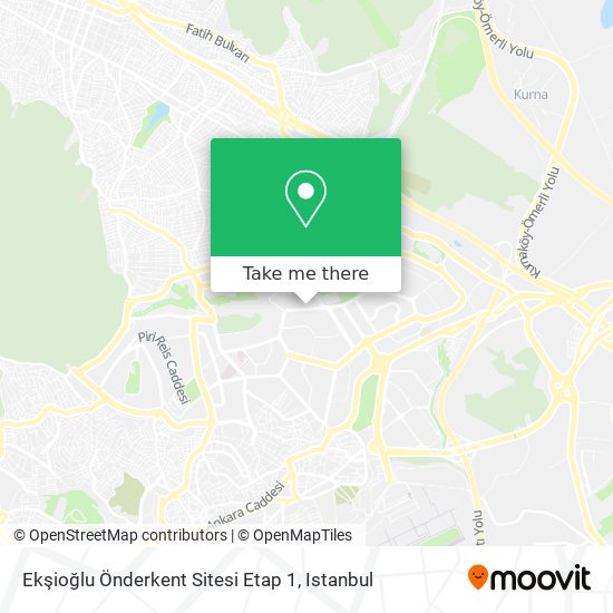 Ekşioğlu Önderkent Sitesi Etap 1 map