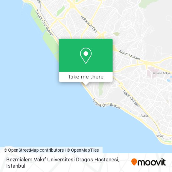 Bezmialem Vakıf Üniversitesi Dragos Hastanesi map