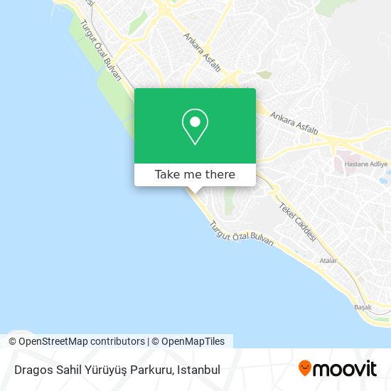 Dragos Sahil Yürüyüş Parkuru map