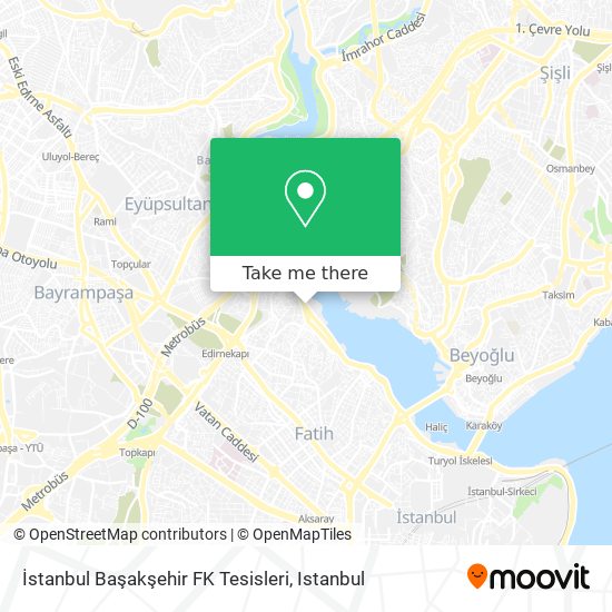 İstanbul Başakşehir FK Tesisleri map
