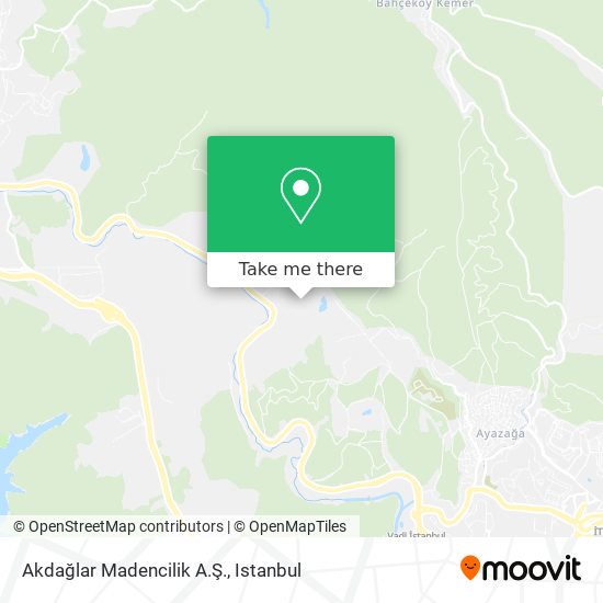Akdağlar Madencilik A.Ş. map
