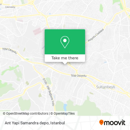 Ant Yapi Samandra depo map