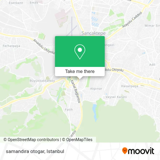 samandıra otogar map