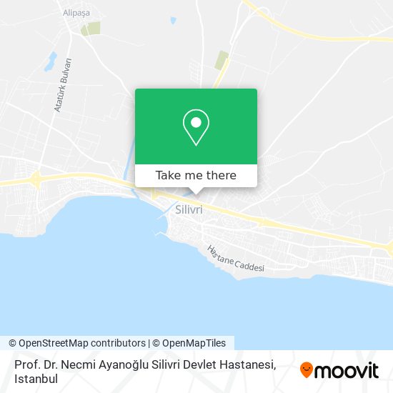 Prof. Dr. Necmi Ayanoğlu Silivri Devlet Hastanesi map