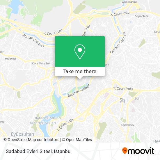 Sadabad Evleri Sitesi map