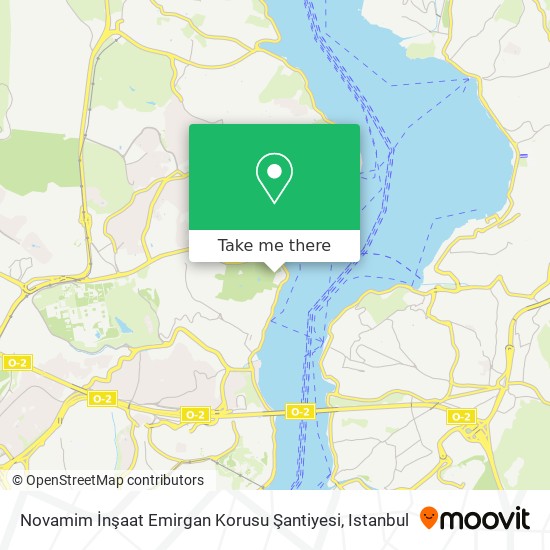 Novamim İnşaat Emirgan Korusu Şantiyesi map