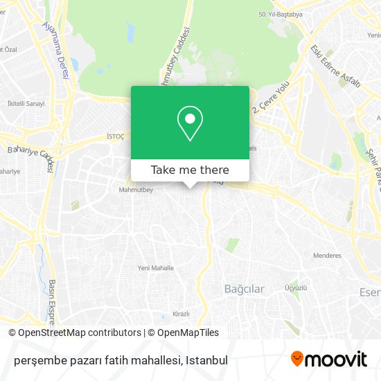 perşembe pazarı fatih mahallesi map