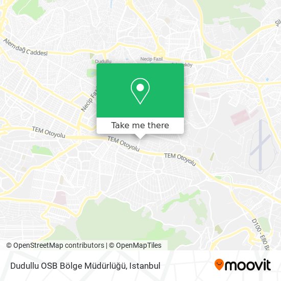 Dudullu OSB Bölge Müdürlüğü map