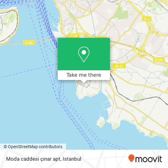 Moda caddesi çınar apt map