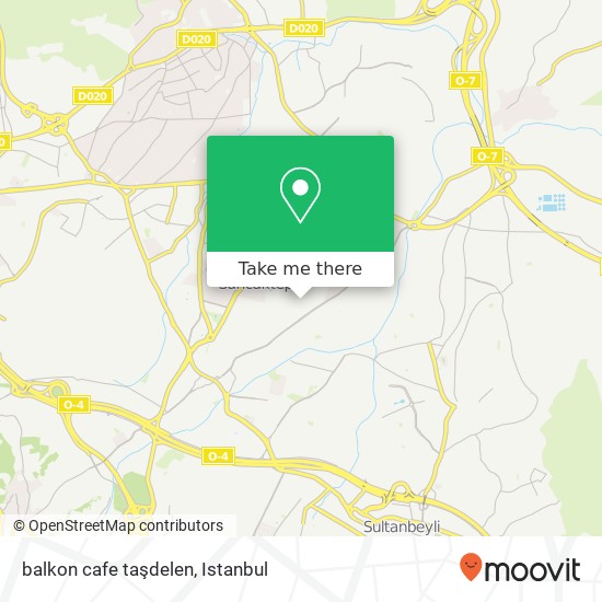 balkon cafe taşdelen map