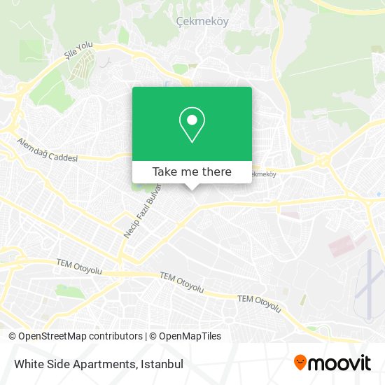 White Side Apartments map
