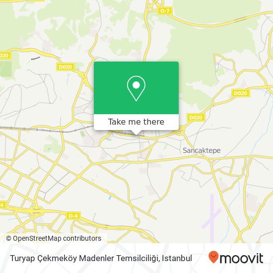 Turyap Çekmeköy Madenler Temsilciliği map