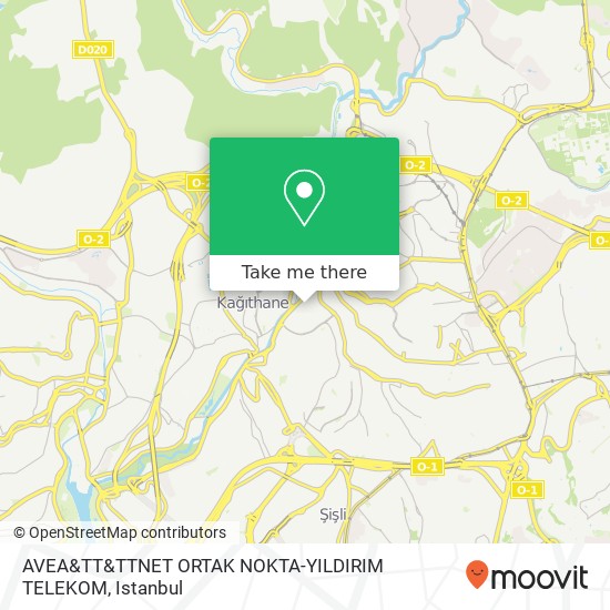 AVEA&TT&TTNET ORTAK NOKTA-YILDIRIM TELEKOM map