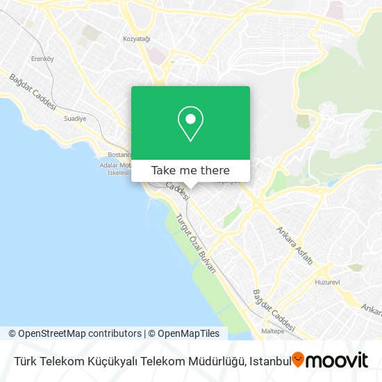 Türk Telekom Küçükyalı Telekom Müdürlüğü map