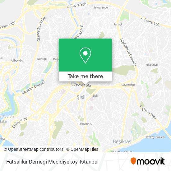 Fatsalılar Derneği Mecidiyeköy map