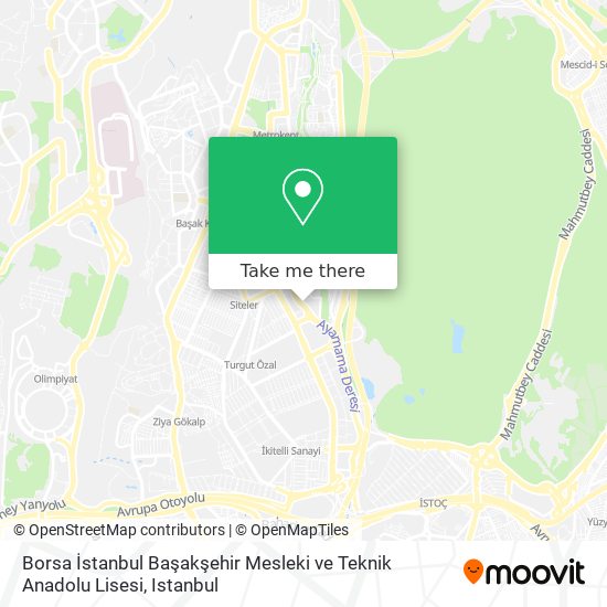 Borsa İstanbul Başakşehir Mesleki ve Teknik Anadolu Lisesi map